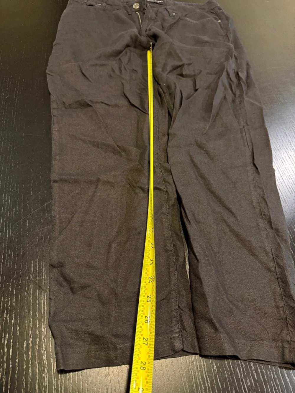 Men's Black Linen Pants